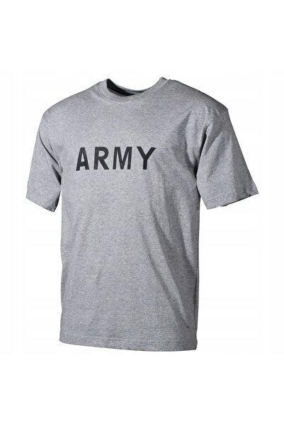NO BRAND Tricou US "Army" gri, MFH, 100% bumbac, 170g/m² L