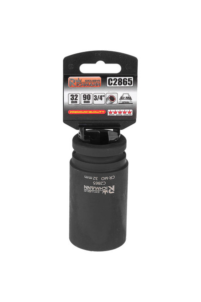 richmann Cheie tubulară cu impact 38 mm 3/4 inch lungă hexagonală C2871