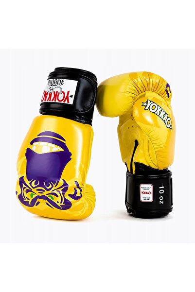 Yokkao Mănuși de box pentru bărbați Primate galbene de 8 oz