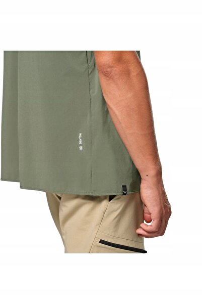 Salewa Cămașă de drumeție pentru bărbați Puez S/S - Verde decolorat M (48)