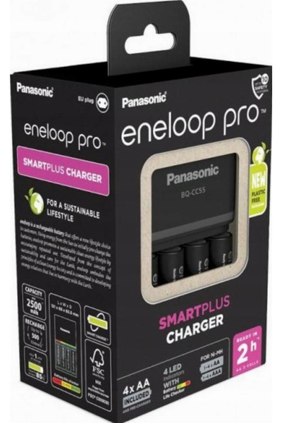 PANASONIC ÎNCĂRCĂTOR ACUMULATORI NI-MH ENELOOP BQ-CC55 BLISTER