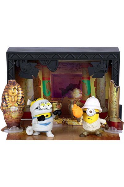 Moose Toys Illumination's Minions & Monsters Mummy Temple Sound Stage 2-Pack ...