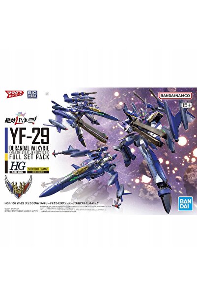 BANDAI FIGURKI MODEL HG 1/100 YF-29 DURANDAL VALKYRIE (MAXIMILAN JENIUS)