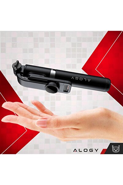 ALOGY Selfie stick Trepied pentru fotografii 73828 negru