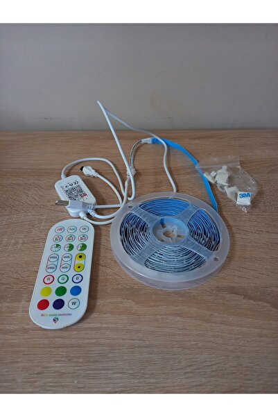 NO BRAND OMERIL Bandă LED RGB Bluetooth cu telecomandă 6M Muzicală H494
