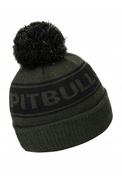 Pitbull Strings Căciulă de iarnă cu pompon Pitbull Vermel Pitbull R
