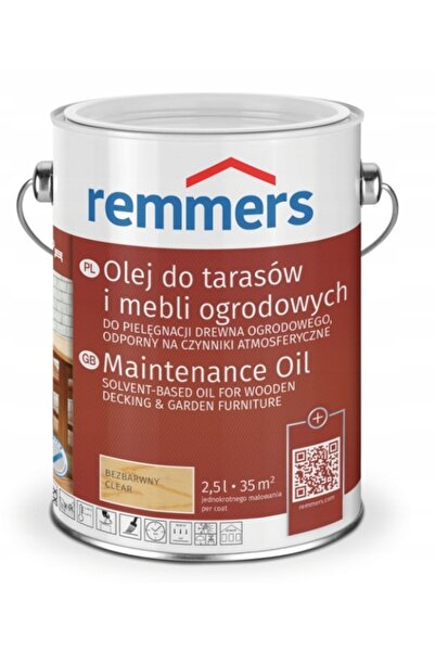 REMMERS Ulei pentru terase, mobilier de grădină, lemn intensiv BANGKIRAI 2,5L