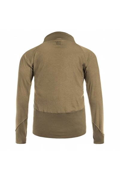 NO BRAND Bluză termică tactică, culoare coyote tan, MFH, fleece, mărimea M.