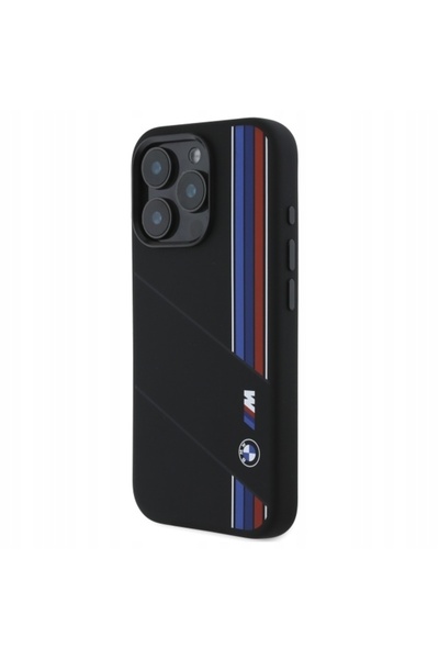 NO BRAND BMW BMHMP16L23SCUK iPhone 16 Pro 6.3 " negru carcasă rigidă Silicon C
