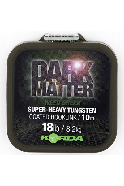 NO BRAND Korda Dark Matter Fir împletit acoperit cu tungsten Verde 18lb