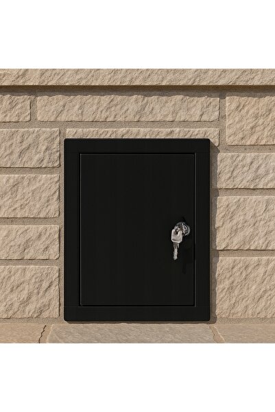NO BRAND REVISION Cutii de depozitare blocabile 20x30 CM metalice negre