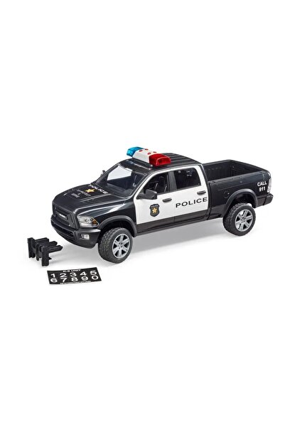 Bruder Mașină de poliție Dodge cu figurină de polițist 02505