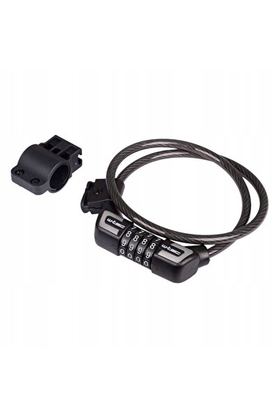 NO BRAND W-TEC ZDENLOCK Antifurt de bicicletă cu cod, cu cablu de oțel 8X800MM