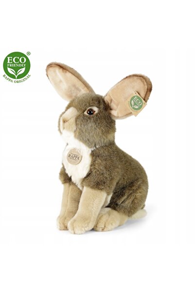 NO BRAND Iepure mascotă, iepuraș maro cu urechi mari - 30cm