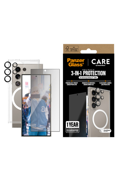 CARE by PanzerGlass® Husă + sticlă de protecție, pentru cameră, pentru Galaxy...