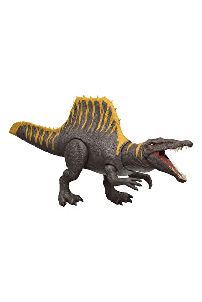 JURASSIC WORLD Figurină Dinozaur cu Atac Dublu Tail Thrasher Spinozaur JGB56