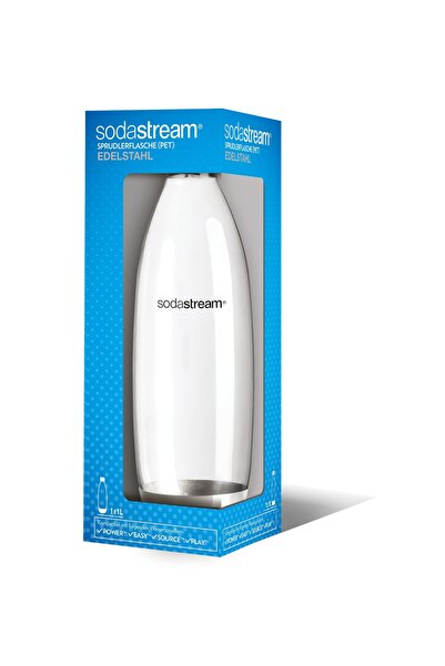 sodastream SATURATOR STICLĂ 1L FUSE METAL ARGINTIU