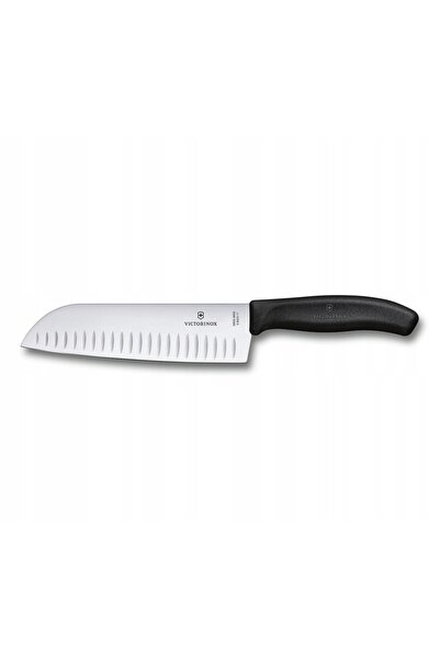 NO BRAND Cuțit de bucătar Santoku cu muchie de ascuțire prin bile SWISS CLASS...