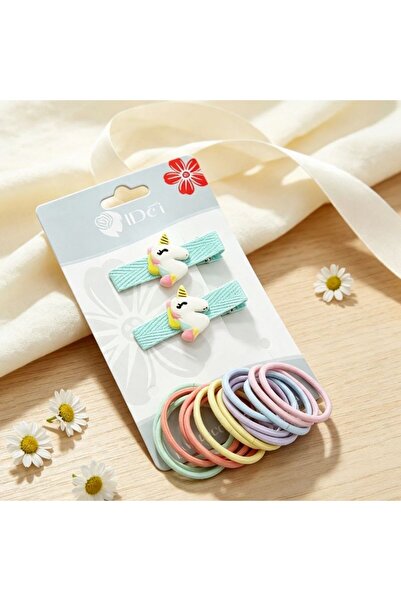 idei Set complet accesorii de păr pentru fete mici, 2 agrafe decorative și 16...