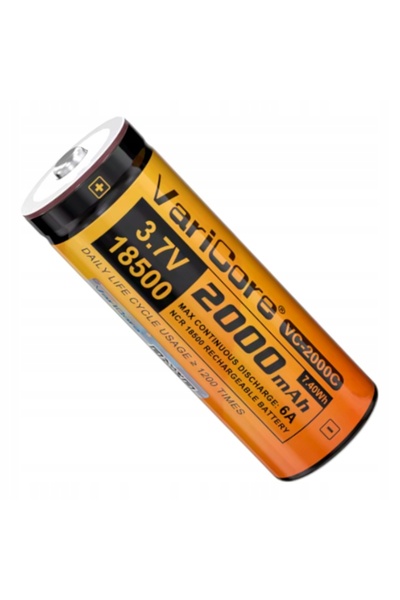 VariCore Acumulator baterie VC-2000C Plus 18500 Li-ion 3.7V 2000mAh 4 bucăți
