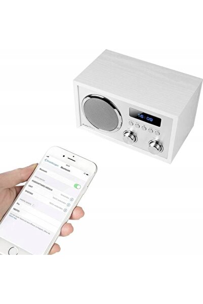 NO BRAND Radiouri de rețea, radio de bucătărie RETRO DAB+ Bluetooth AudioAffa...