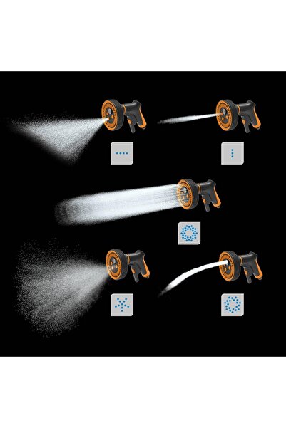 FiSKARS Pistol de pulverizare CF cu 5 funcții 1065482