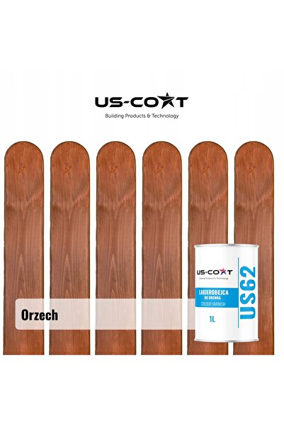 NO BRAND Lac pentru Lemn 3W1 Extra Lazura Culoare Nuc Satinat 1L Protecție UV