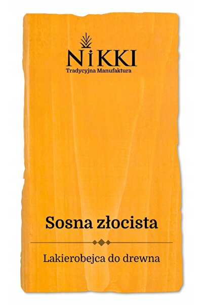 NO BRAND Lac pentru lemn 3 în 1 extra Lazura pin auriu semi-mat 1L protector