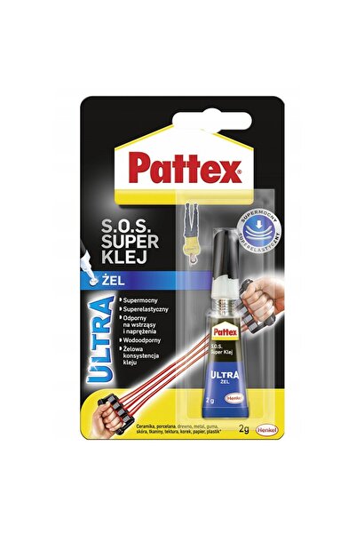 NO BRAND 12x PATTEX S.O.S. GEL ADEZIV PUTERNIC 2g INSTANTANEE SUPER REZISTENT...
