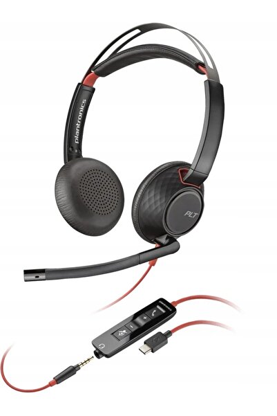 HP Căști POLY Blackwire C5220 USB-C + Cablu încorporat