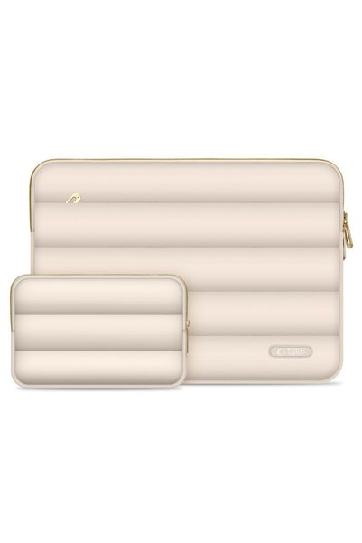 Tech-Protect Husă pufoasă pentru laptop/tabletă 13-14 inch + husă pentru acce...