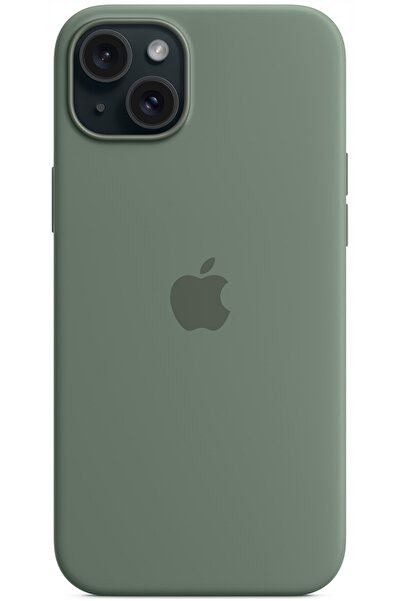 Apple Husă de silicon MagSafe iPhone 15 Plus cypress