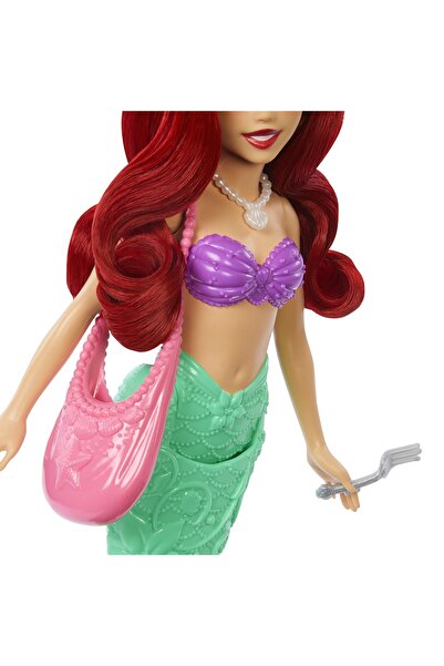 mattel MICA SIRENĂ ARIELKA – păpușă sirenă + crabul Sebastian + accesorii JHL57