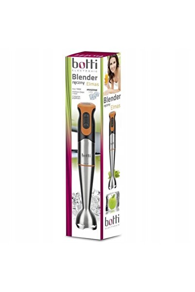 BOTTİVEGA MİLANO BLENDER PORTABIL PUTERNIC OȚEL INOXIDABIL PORTOCALIU 700W SP...