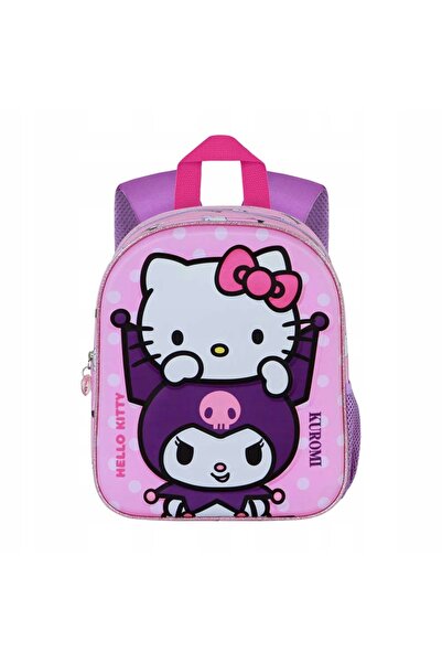 NO BRAND Rucsac preșcolar HELLO KITTY KUROMI pentru excursii la grădiniță 5198