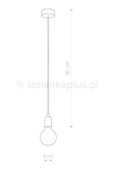 Nowodvorski Lampă suspendată din silicon 6404 negru