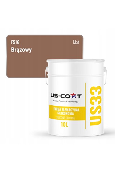 NO BRAND VOPSEA SILICONICĂ PENTRU FAȚADE, CULOARE MARO F516 UV, 10 L, PRODUCĂTOR