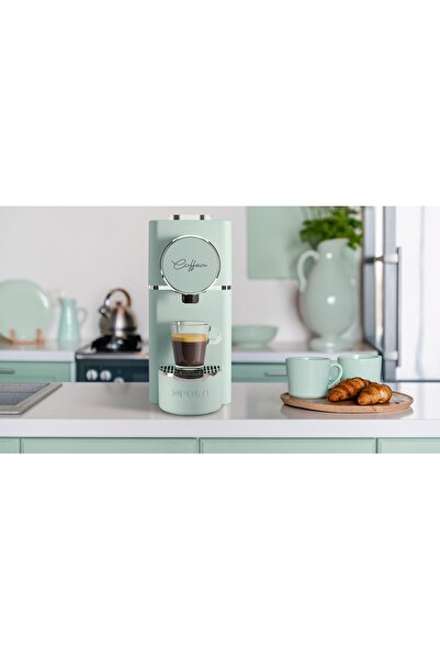NO BRAND Espressor cu capsulă și presiune Polti S18G Mint pentru pliculețe E....