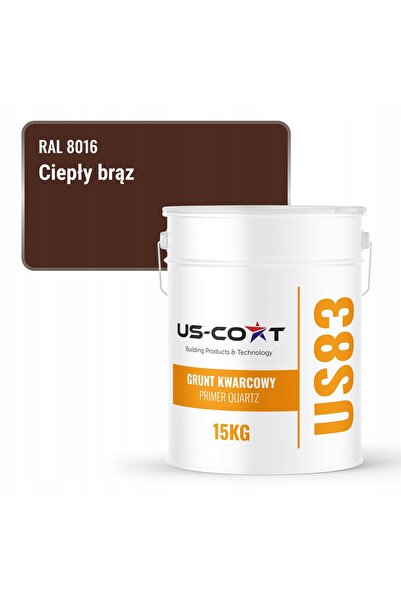 NO BRAND Argilă de cuarț pentru silicon și ipsos, maro cald RAL8016, 15KG, Pr...