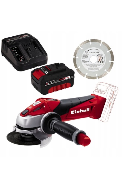 Einhell Polizor unghiular POLERKA 115mm cu acumulator 18V TC-AG 18/115 Solo