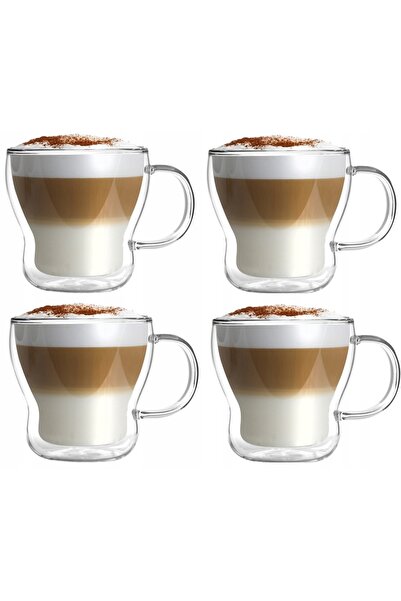 NO BRAND CUP 4 TERMIC CAFEA CEAI LATTE BOLLA 370
