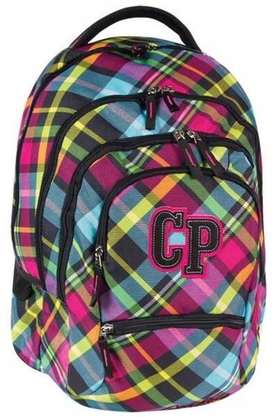 NO BRAND COOLPACK RUCSAK ȘCOLAR PENTRU ADOLESCENȚI, cu model în carouri color...