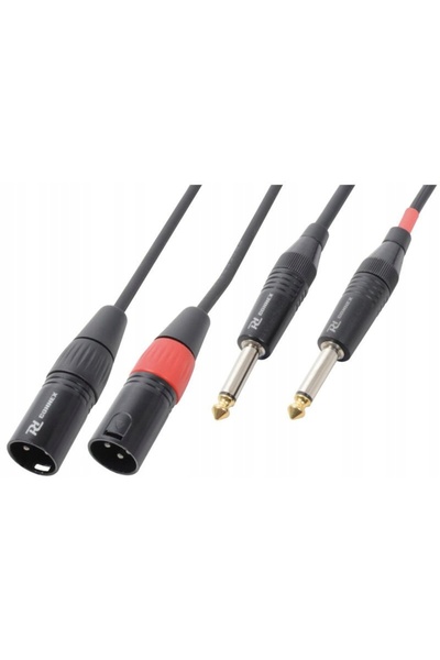 NO BRAND Cablu de semnal 2x XLR (tată) - 2x Jack 6,3mm 6m