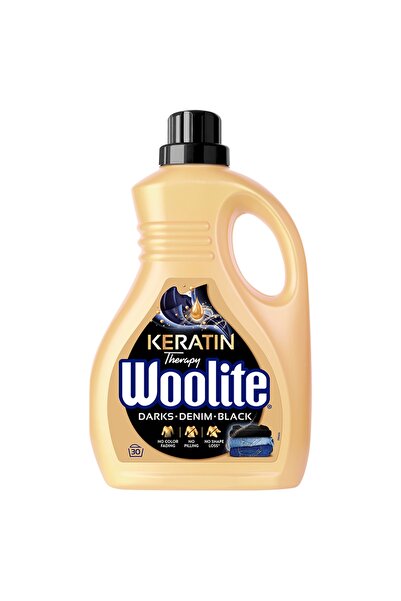 Woolite Detergent de rufe negru cu terapie cu cheratina 4 x 1800 ml