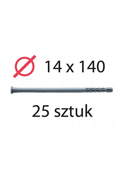 NO BRAND Șuruburi filetate pentru cadru 14x140 (25 buc)