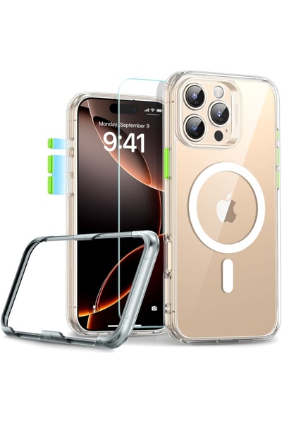 ESR SET CLASIC PRO HALOLOCK MAGSAFE IPHONE 16 PRO MAX TRANSPARENT