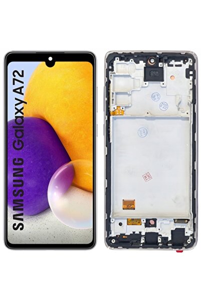 NO BRAND Display pentru Samsung Galaxy A72 Ecran LCD OLED cu ramă SM-A725F SM...