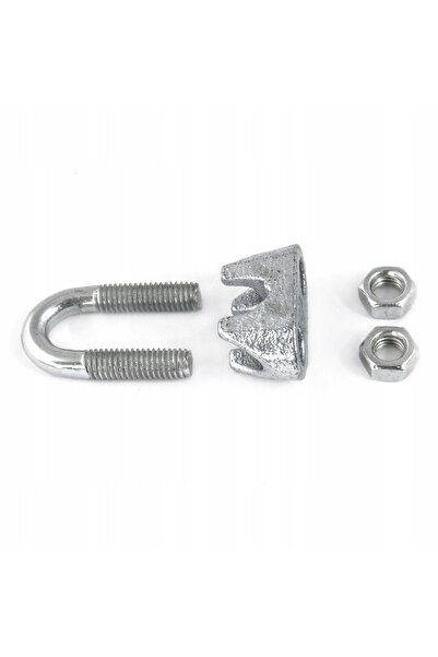 NO BRAND Clemă de cablu 14mm pentru cablu zincat 20 bucăți