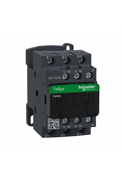 Schneider Electric Contactor motor 18A putere 3NO + POM 1NO1NC Bobină 24VAC S...