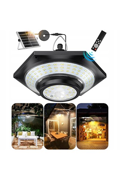 bedee Lampă de grădină tip candelabru, LED, alimentată solar, suspendată, cu ...
